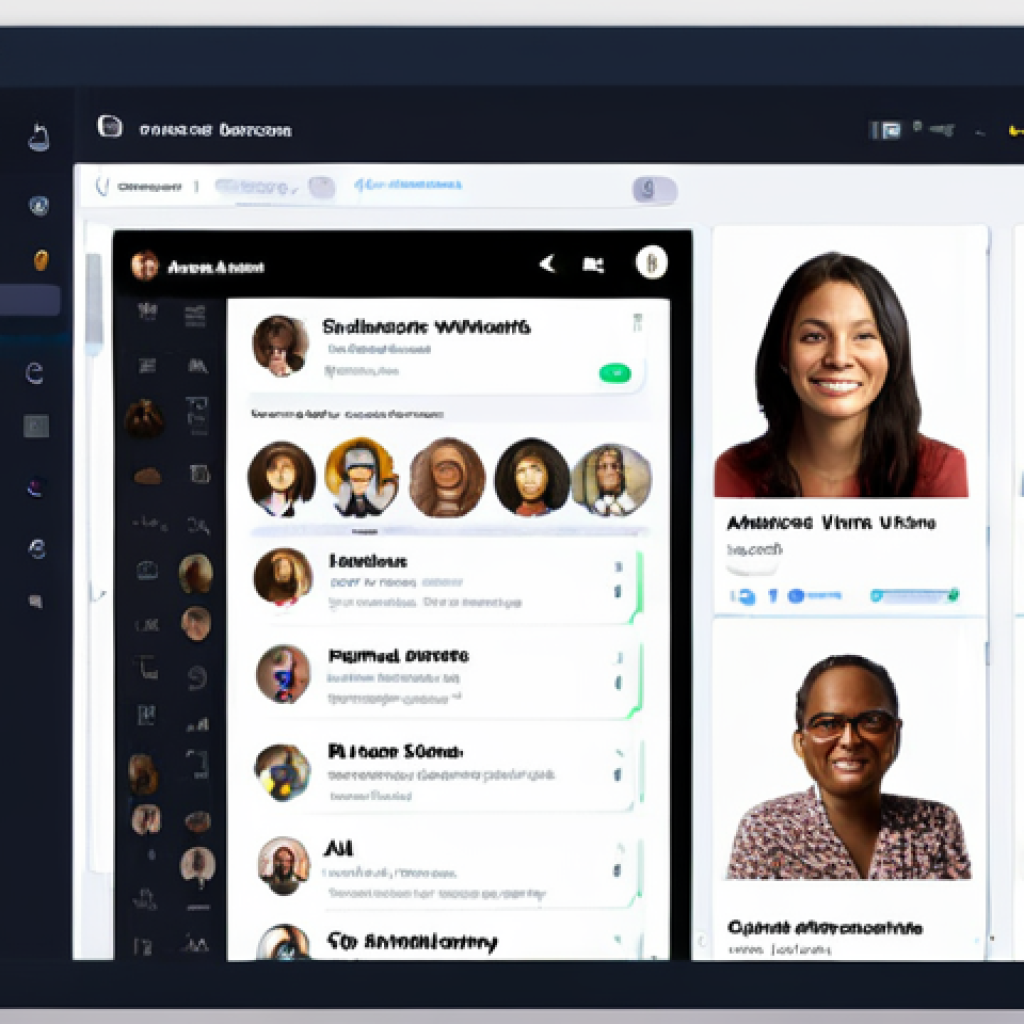 A Thriving Online Community for Social Workers**

*   **Prompt:** "A vibrant, digital community platform filled with social workers from diverse backgrounds, interacting via forums, webinars, and resource libraries. The interface should look modern and user-friendly, with icons representing discussion forums, online workshops, and a digital library. A subtle AI integration icon. The overall feel is supportive, collaborative, and innovative. Include speech bubbles indicating words of support and shared experiences."

**