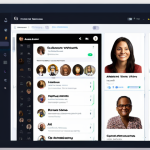 A Thriving Online Community for Social Workers**

*   **Prompt:** "A vibrant, digital community platform filled with social workers from diverse backgrounds, interacting via forums, webinars, and resource libraries. The interface should look modern and user-friendly, with icons representing discussion forums, online workshops, and a digital library. A subtle AI integration icon. The overall feel is supportive, collaborative, and innovative. Include speech bubbles indicating words of support and shared experiences."

**