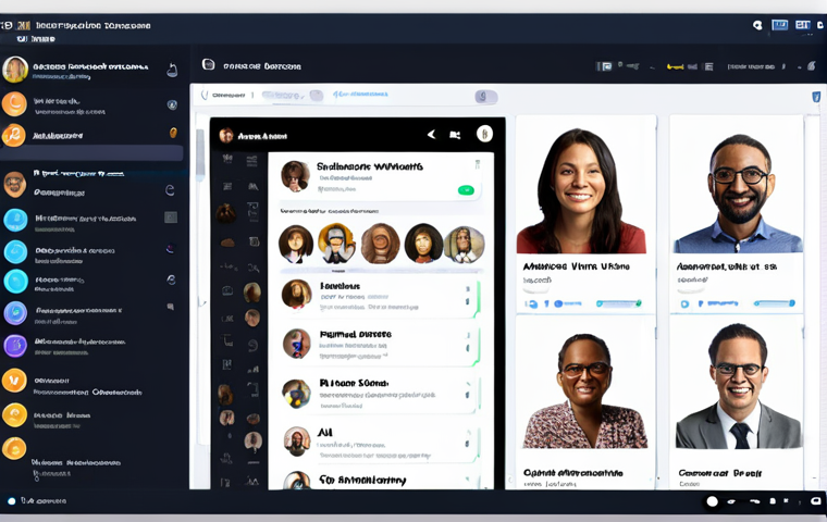 A Thriving Online Community for Social Workers**
* **Prompt:** "A vibrant, digital community platform filled with social workers from diverse backgrounds, interacting via forums, webinars, and resource libraries. The interface should look modern and user-friendly, with icons representing discussion forums, online workshops, and a digital library. A subtle AI integration icon. The overall feel is supportive, collaborative, and innovative. Include speech bubbles indicating words of support and shared experiences."
**