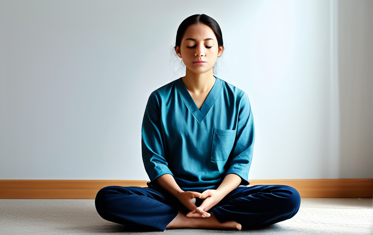 사회복지사 직무 스트레스 해소법 - Calm Workspace**

"A social worker in a tidy and organized office space, small plant on the desk, fu...